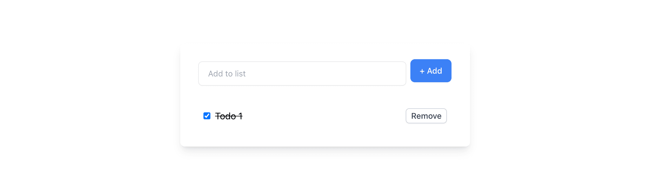 React App Todo Remove Item