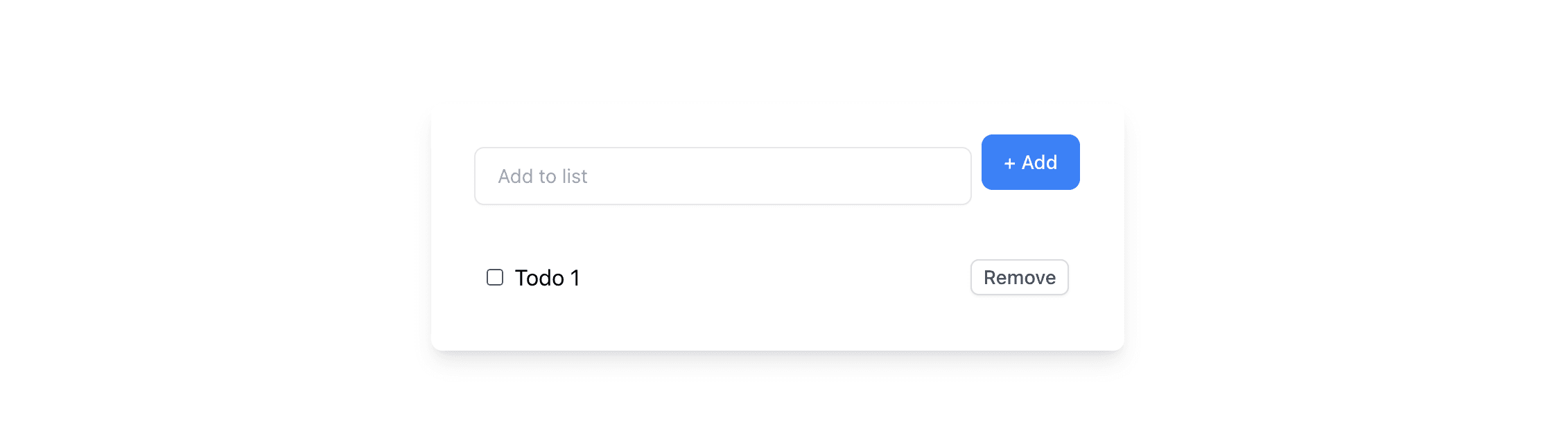 React App Todo Toggle Item