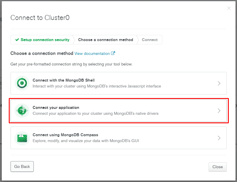MongoDB Connect App