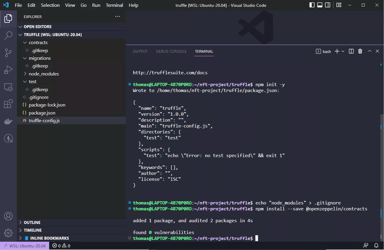 Add Openzeppelin Contracts to Truffle