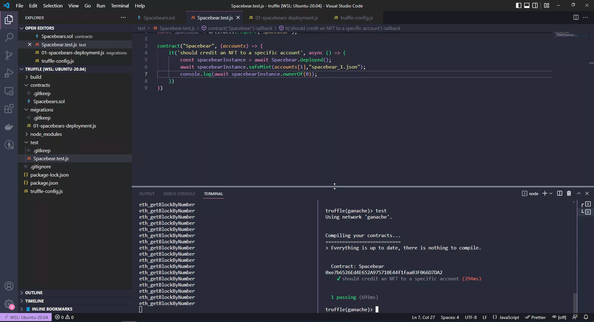 Truffle Unit Testing