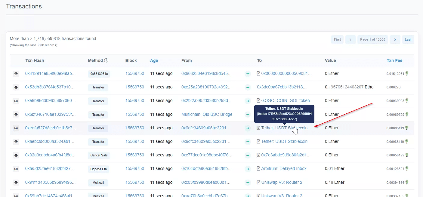 Etherscan Transaction