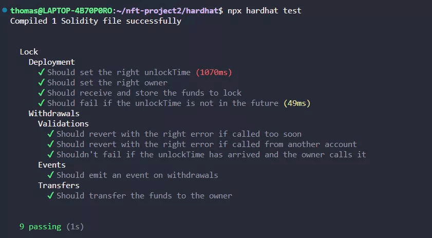 Hardhat Unit Testing