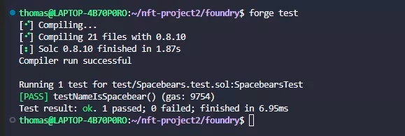 forge test